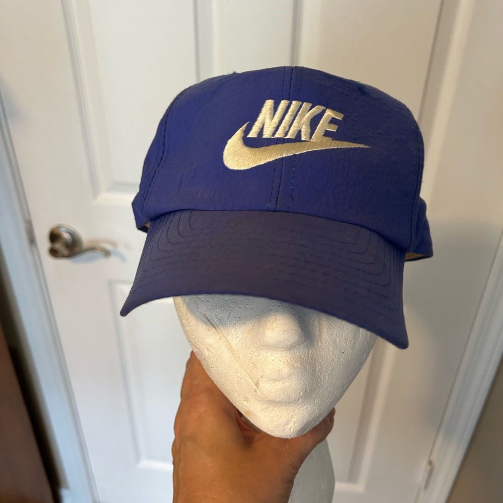 Nike 90's Vintage Blue/Purple Hat with White Logo